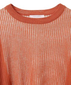 Green Parks ラメシアーリブニットプルオーバー