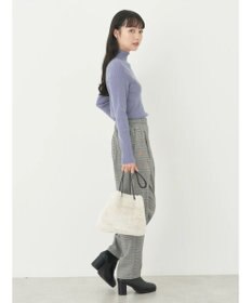 earth music&ecology やわらかタッチリブタートルネックプルオーバー