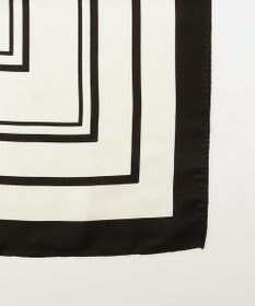 ICB BOXストライプパターンスカーフ