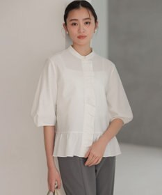 組曲 S 【先行予約・WEB限定】ツイルジャージーフリル カットソー