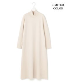 ICB ウールブレンドスムース ハイネックワンピース