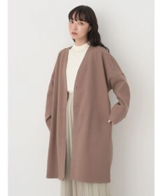 earth music&ecology 圧縮風ポンチコーディガン