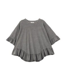 earth music&ecology ピグメントフリルTシャツ