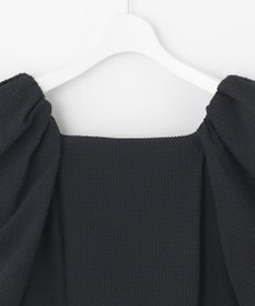 #Newans 【優木まおみさんコラボ】スクエアネックパフスリーブワンピース