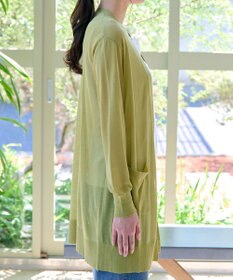 Tiaclasse 【接触冷感】着流しロングニットカーディガン