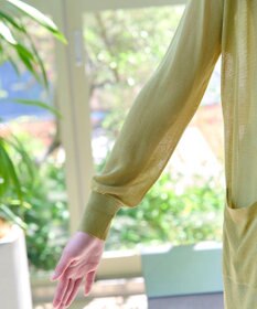 Tiaclasse 【接触冷感】着流しロングニットカーディガン