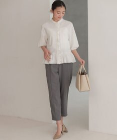 組曲 S 【先行予約・WEB限定】ツイルジャージーフリル カットソー