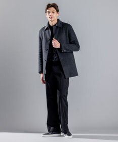 JOSEPH HOMME オーナメントブークレ　クルーネックニット