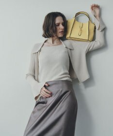 YECCA VECCA 【2点SET】キャミセット襟付きZIPカーディガン