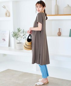 Tiaclasse 【洗える】サイド切替ワンピース