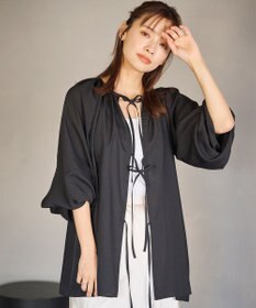 #Newans 2WAYシアーボレロブラウス