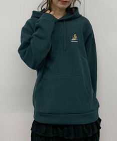 WEGO 【ユニセックス着用ITEM】ワッフルフリースOP刺繍プルパーカー