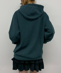 WEGO 【ユニセックス着用ITEM】ワッフルフリースOP刺繍プルパーカー