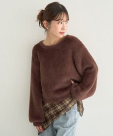 earth music&ecology Ｗフェイスシャギープルオーバー