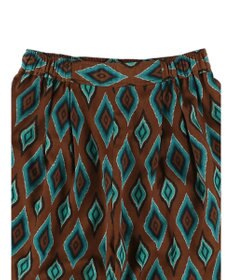 Green Parks アート柄イージーパンツ