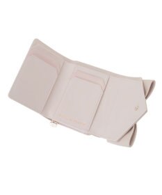 Maison de FLEUR ピンクベルトリボンミニウォレット