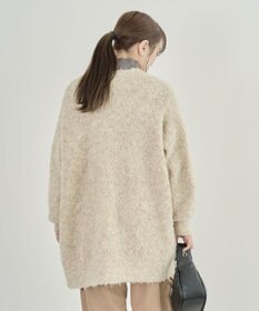 Green Parks ブークレーＶネックミディ丈カーディガン