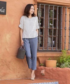 Tiaclasse L 【洗える】ゆったりシルエットの幅広カフスブラウス