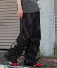 WEGO 【ユニセックス着用ITEM/SMLサイズ展開】エクストラバギーデニムパンツ