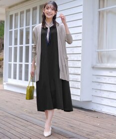 Tiaclasse 【接触冷感】着流しロングニットカーディガン