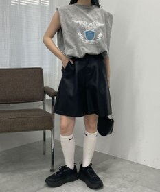 WEGO ヴィンテージウォッシュタックノースリーブT