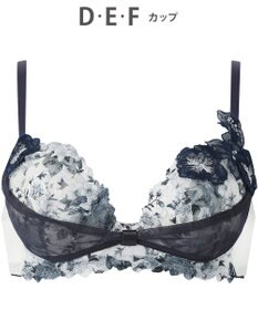 WACOAL ブラジャー 【リボンブラ 胸もとフィットながもち】 きれいな谷間をメイク 動いても谷間をキープ Gカップまで対応 大きいサイズ レディース BXB490 /ワコール