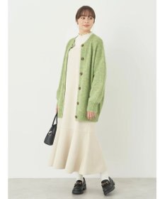 earth music&ecology ファンシーヤーンメランジカーディガン