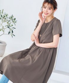 Tiaclasse 【洗える】サイド切替ワンピース