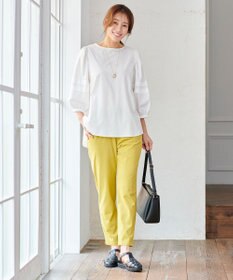 ANY 【UVカット/抗菌防臭/吸水速乾】エニィファンクション袖タックブラウス