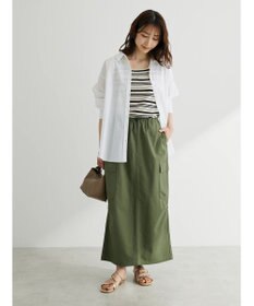 Green Parks 綿麻混レギュラーシャツ