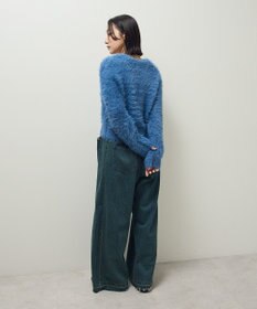 Green Parks ・Ｐｅｔｉｔ　Ｆｌｅｕｒ　シャギーニットカーディガン