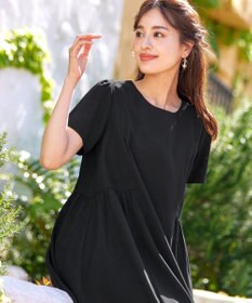 Tiaclasse 【洗える】サイド切替ワンピース