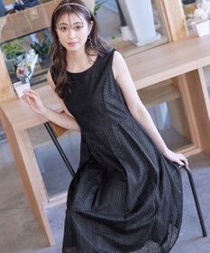 Tiaclasse 【新色追加・洗える】大人上品な総レースワンピース