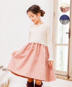 組曲 KIDS 【110-140㎝】千鳥ドッキング ワンピース