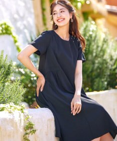 Tiaclasse 【洗える】サイド切替ワンピース