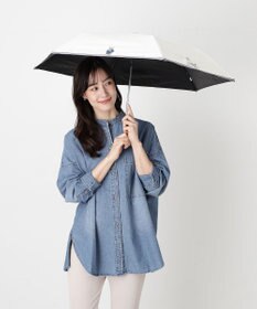 MOONBAT 【WEB限定/遮光率100%/遮熱/UV】POLO RALPH LAUREN（ポロ ラルフローレン）晴雨兼用日傘 ワンポイント ポロベア 折りたたみ傘 ポーチタイプ