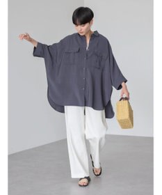 AMERICAN HOLIC 接触冷感Ｗポケットシャツチュニック