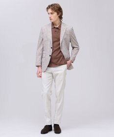 J.PRESS MEN 新色【MECHANICAL】【超軽量 / 清涼感 / 洗える】 ハイパワーストレッチ リネンルックジャケット_26年モデル