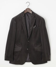 JOSEPH ABBOUD 【軽量/ストレッチ/スウェードタッチ】トリコットコーデュロイ ジャケット
