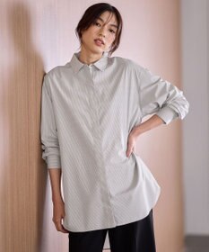 ANY L 【手洗い可能/抗菌防臭/UVカット/速乾】ロングシャツ