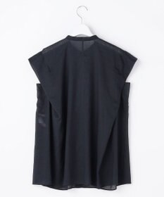 自由区 L 【WEB限定カラーあり】シアーラミーローンバンドカラー ブラウス