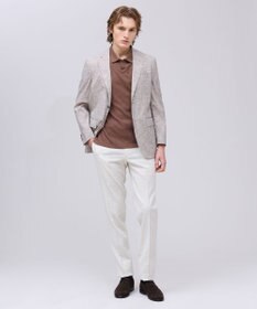 J.PRESS MEN 新色【MECHANICAL】【超軽量 / 清涼感 / 洗える】 ハイパワーストレッチ リネンルックジャケット_26年モデル