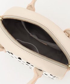 UNBILLION perche 牛革ハラコタイプ×ゴートハーフムーン2wayボストン