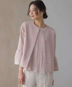 組曲 S 【WEB限定】ジョーゼットシフォンプリーツ ブラウス