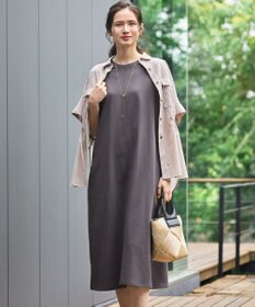 23区 【SLOW/一部店舗限定】MVSコットン T ワンピース