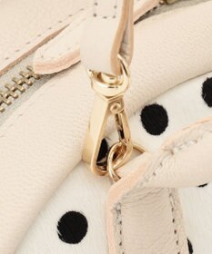 UNBILLION perche 牛革ハラコタイプ×ゴートハーフムーン2wayボストン