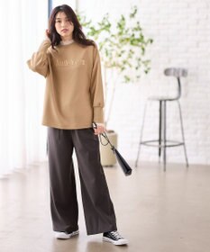 ANY 【2WAYストレッチ/ウエストゴム/裏起毛】シークレットウォームベイカーパンツ