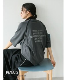 CRAFT STANDARD BOUTIQUE 【ユニセックス】PEANUTS/スヌーピー 切り替えTシャツ