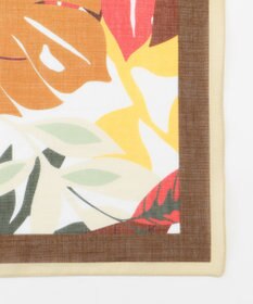 JOSEPH ABBOUD 【FRANCO BASSI】リーフモチーフ スカーフ チーフ