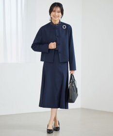 23区 【セットアップ対応】ストレッチブッチャー ノーカラー ジャケット